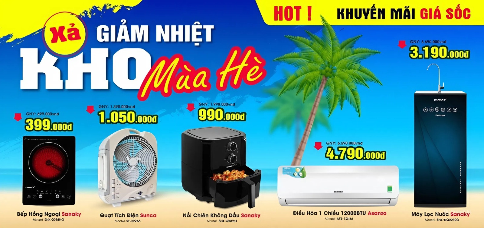 Banner Khuyến Mãi Mùa Hè